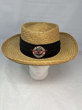 Vintage Rare 1998 U.S. Open The Olympic Club Straw Golf Hat Fedora Firethorn
